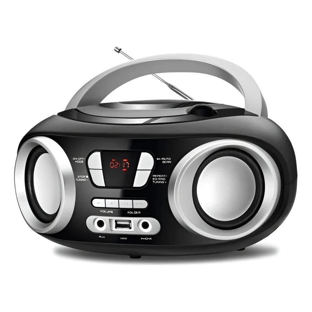 Boombox Mondial Nbx-13: Cd, Usb, Rádio Fm & Portátil