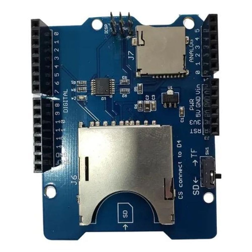 Módulo Sd / Tf Shield Expansão V1.0 Para Arduino Uno