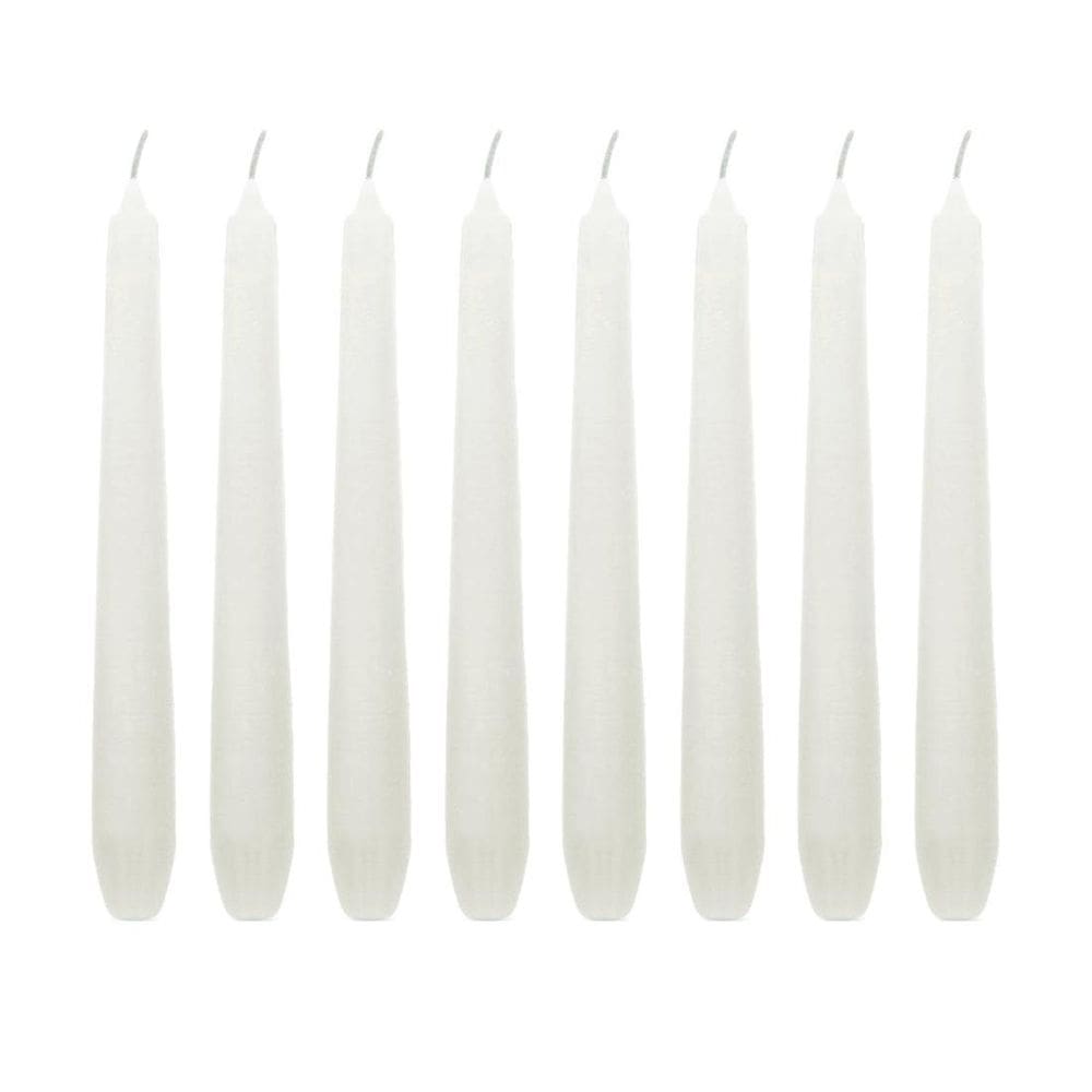 10 Velas Lisas 20 Cm Branca Decoração Casamento Castiçal