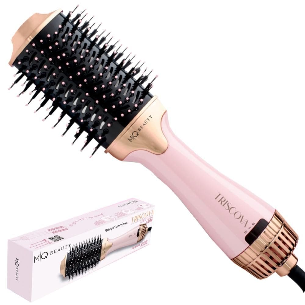 Escova Secadora Mq Profissional Seca Alisa Modela Ion 1200w