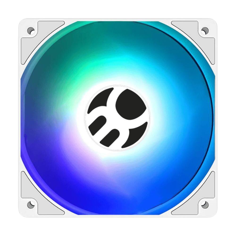Cooler Fan 120Mm Led Rainbow S09Rbw Branco Para Gabinete