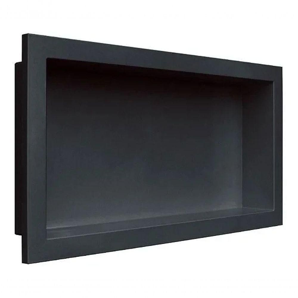 Nicho Para Embutir 30x60 - Preto Vulcano
