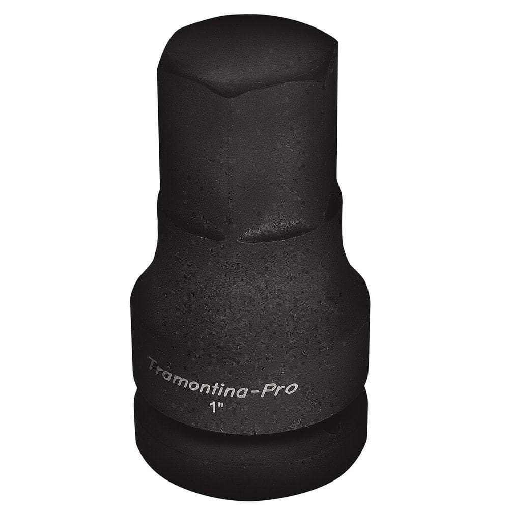 Soquete De Impacto Ponta Hexagonal Em Aço Cromo Molibdênio 36 Cm - Encaixe 1`` Tramontina Pro Tramontina