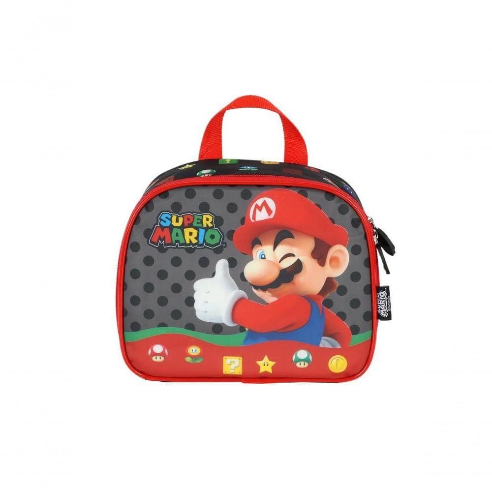 Lancheira Mario Bros Preto - Unico Preto