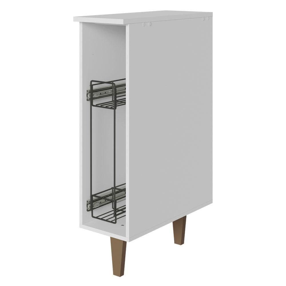 Balcão Porta-temperos Branco Reims Madesa Branco