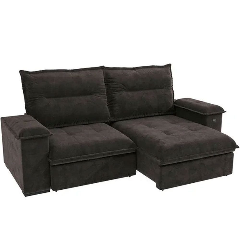 Sofa 2,60 metros Texas Retratil e Reclinavel S224 Kappesberg