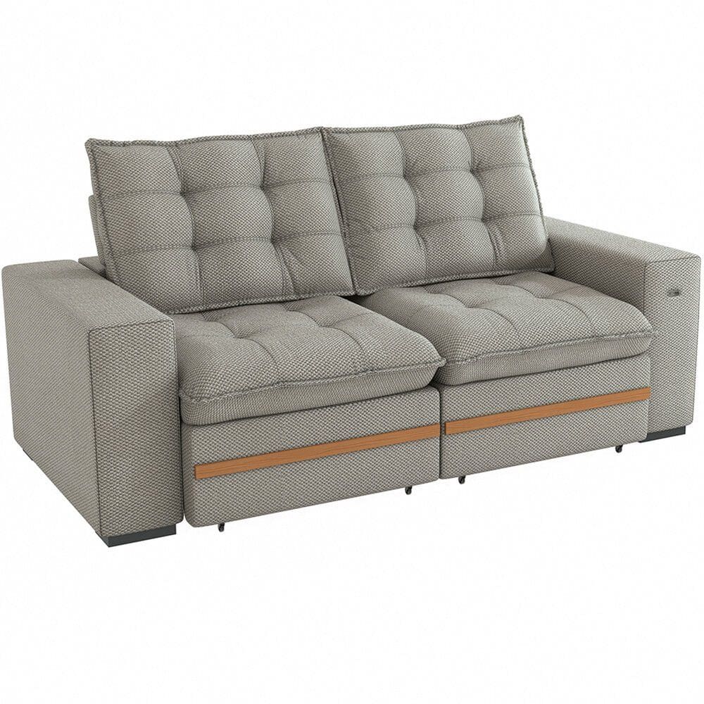 Sofa 2,30 metros Vitto Retratil e Reclinavel | Casas Bahia