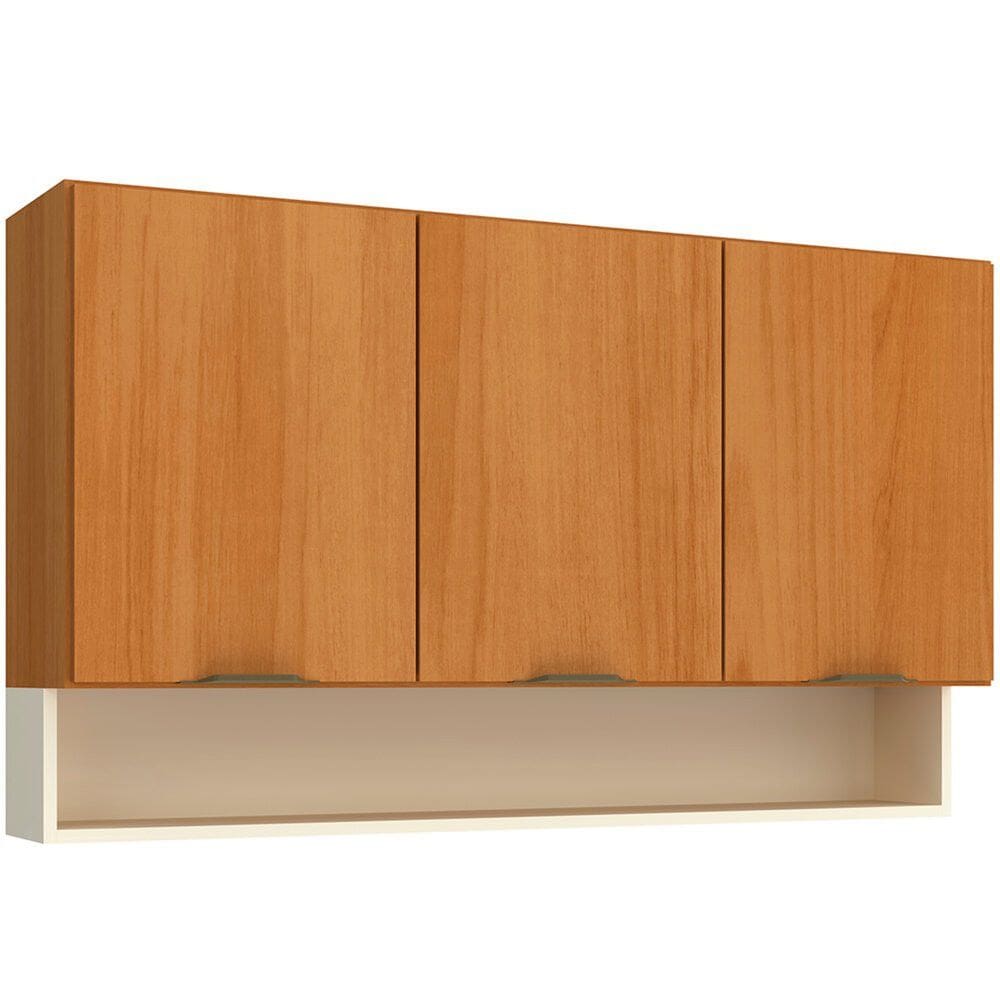 Armario Aereo 120 cm 3 Portas Ibiza 4311 Casamia