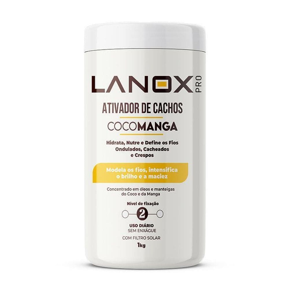 Ativador De Cachos Coco Manga Lanox 1Kg Trihair