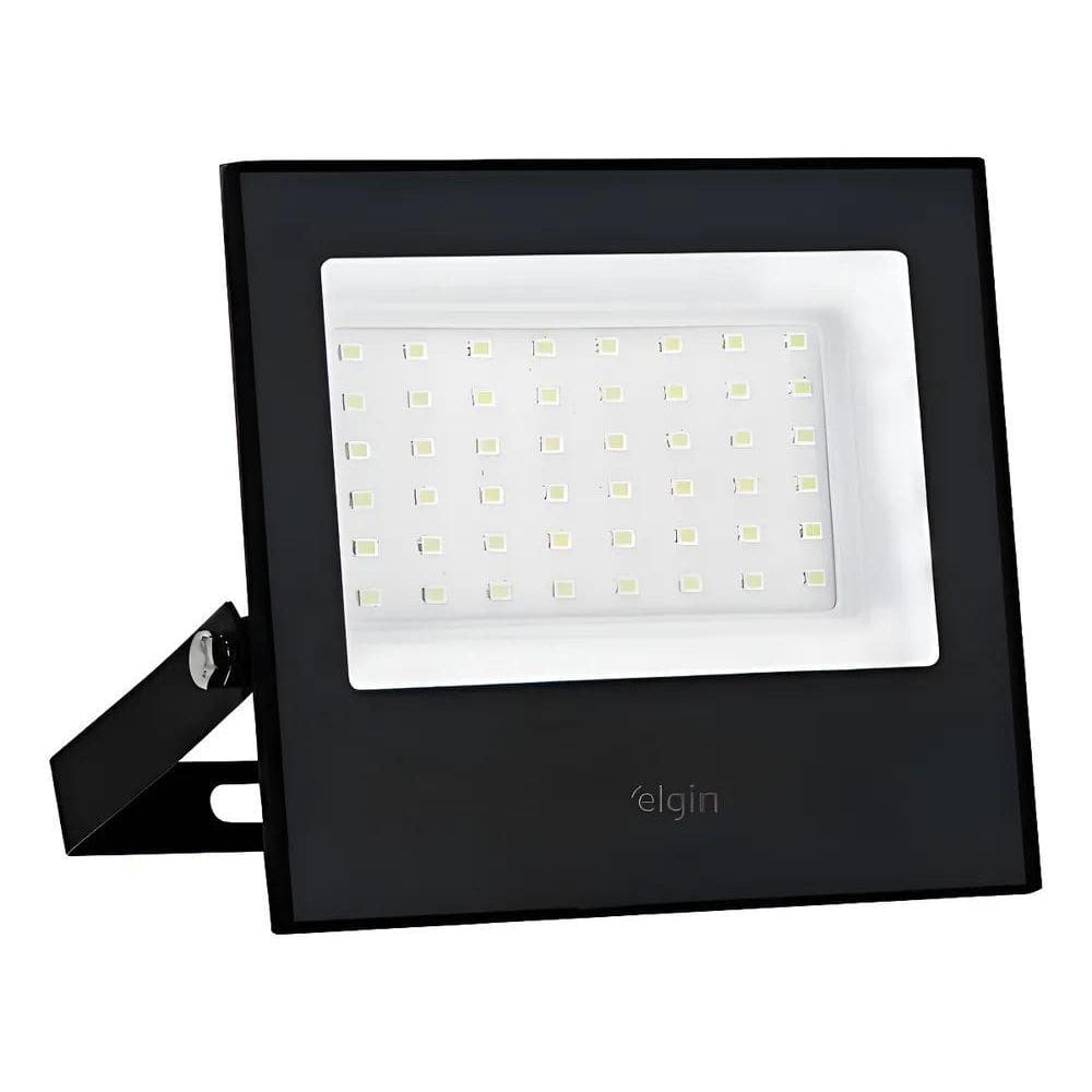 Refletor Led 50W Elgin: Segurança E Iluminação Potente À Pro