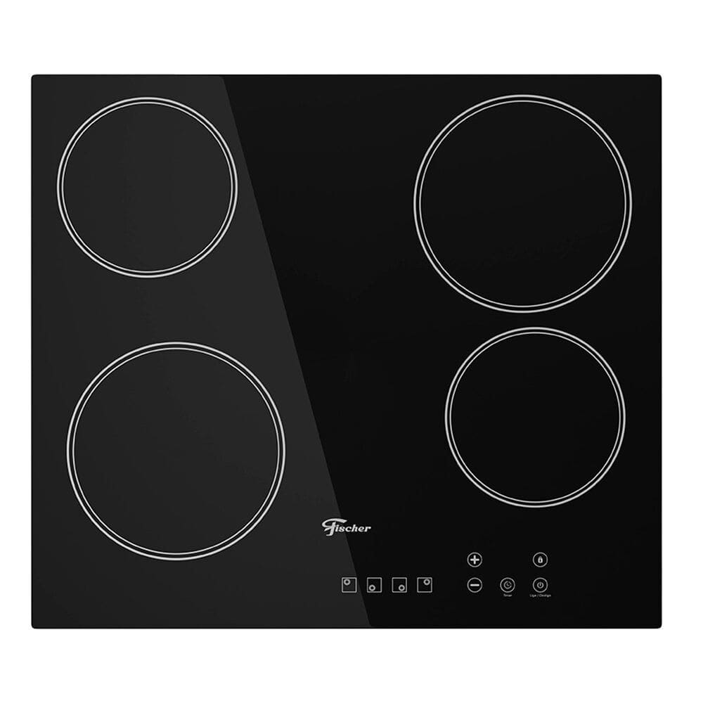 Cooktop Eletrico 4 Bocas Fischer com Touch Screen Vitroceramica 30006
