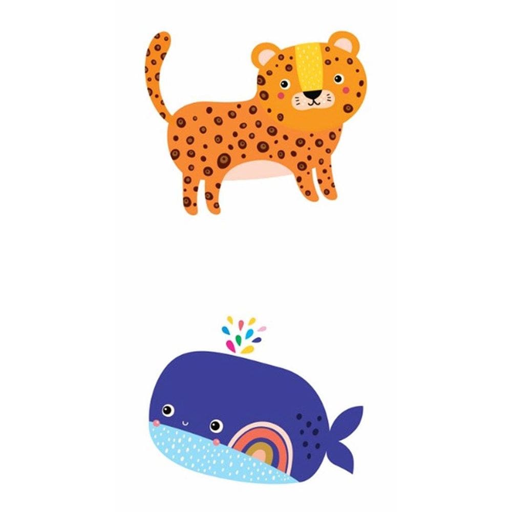 Tatufan Tatuagem Temporária Infantil Divertida Animais