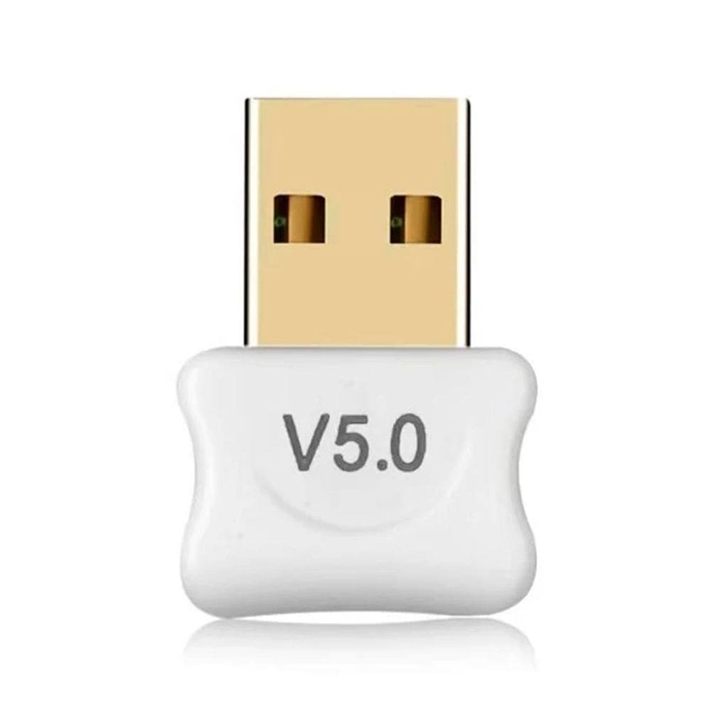 Adaptador Bluetooth Usb 5.0 Cor:Branco 5.0