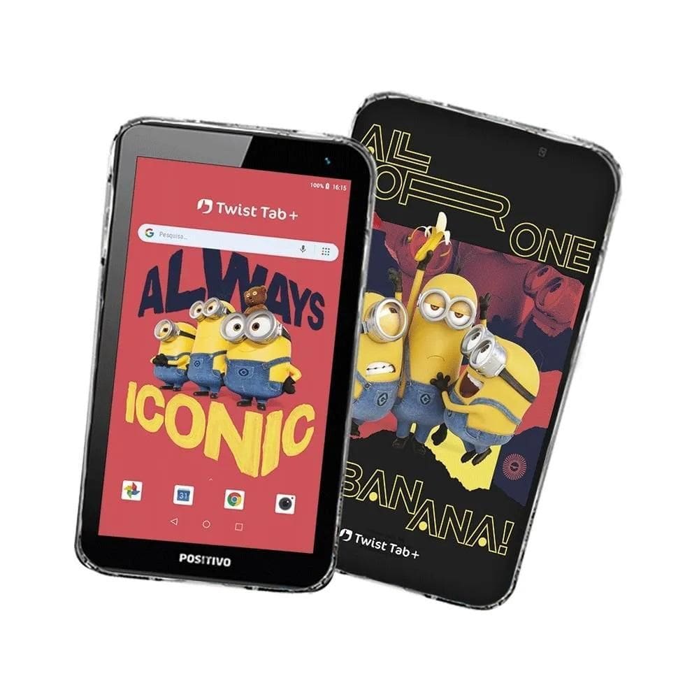 Tablet Positivo Twist Tab Minions + 2Gb Ram + 64Gb Armaz,