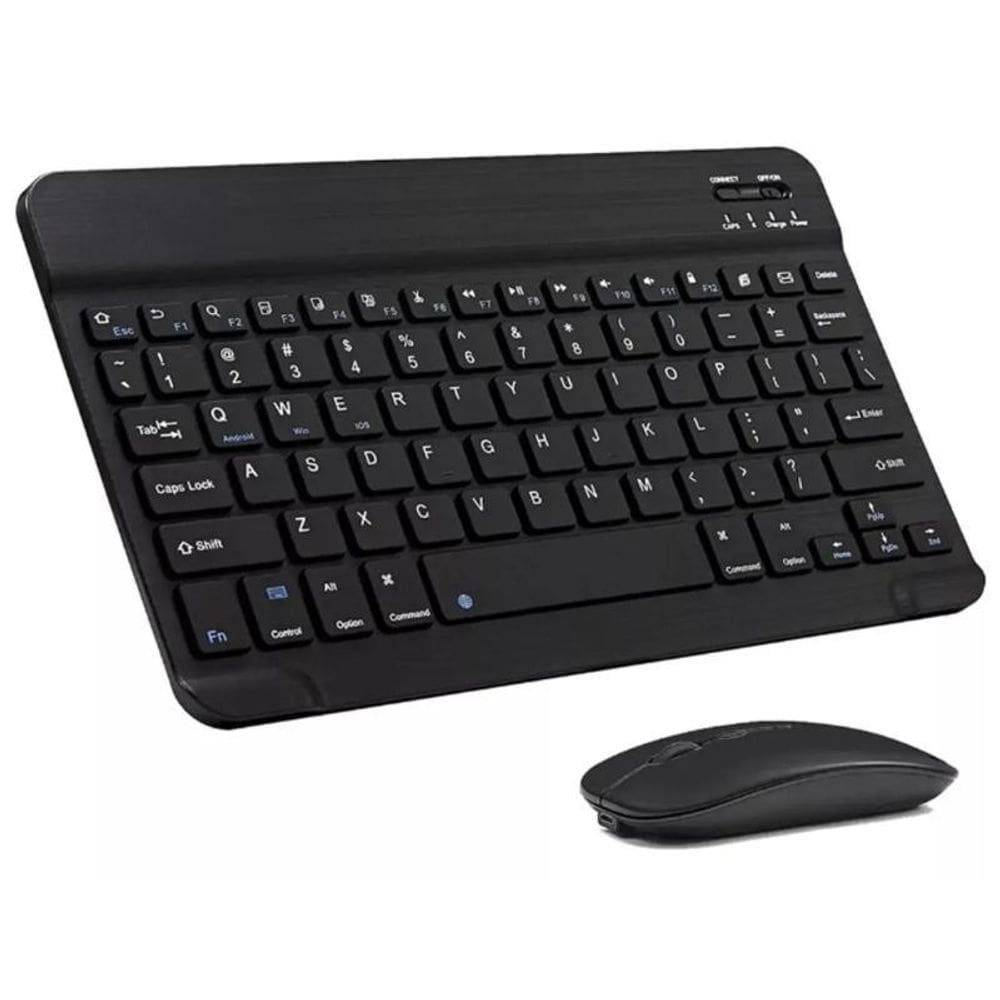 Teclado Bluetooth Sem Fio: Compatível Tablet Pc E Windows