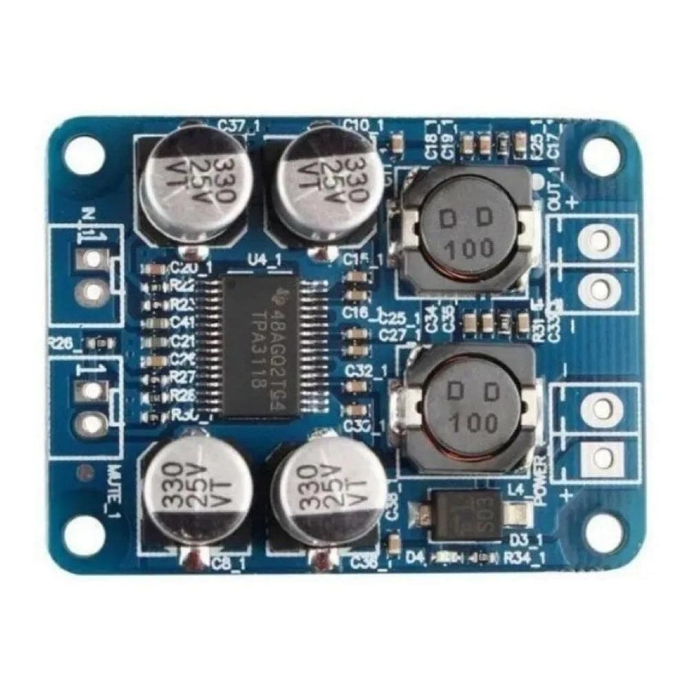 2X Placa Amplificador Digital 60 W Rms 12V A 24V Tpa3118 Mon