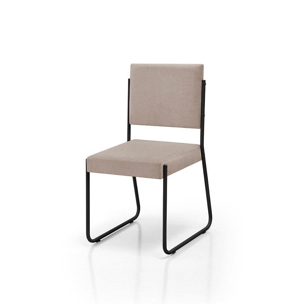 Kit 2 Cadeiras Saki para Cozinha Revestida em Linho Klm Store