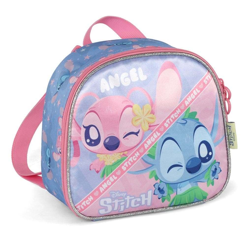 Lancheira Térmica Roxo Escolar Infantil Lilo Stitch Disney
