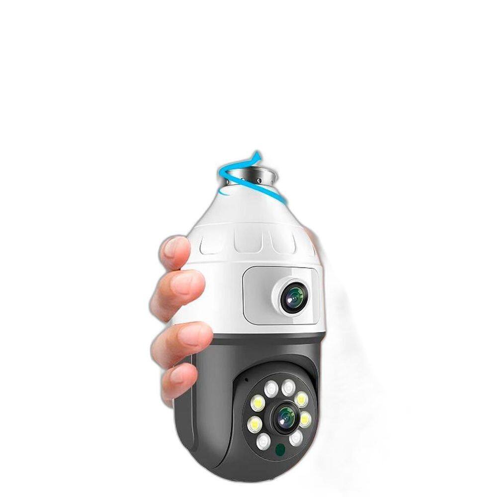 Câmera Lâmpada Noturna Para Monitoramento Com Wifi