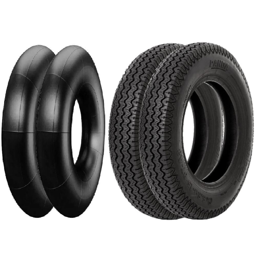 Kit 2 Pneu 645-13 4l Tt Panda Maggion + Camaras