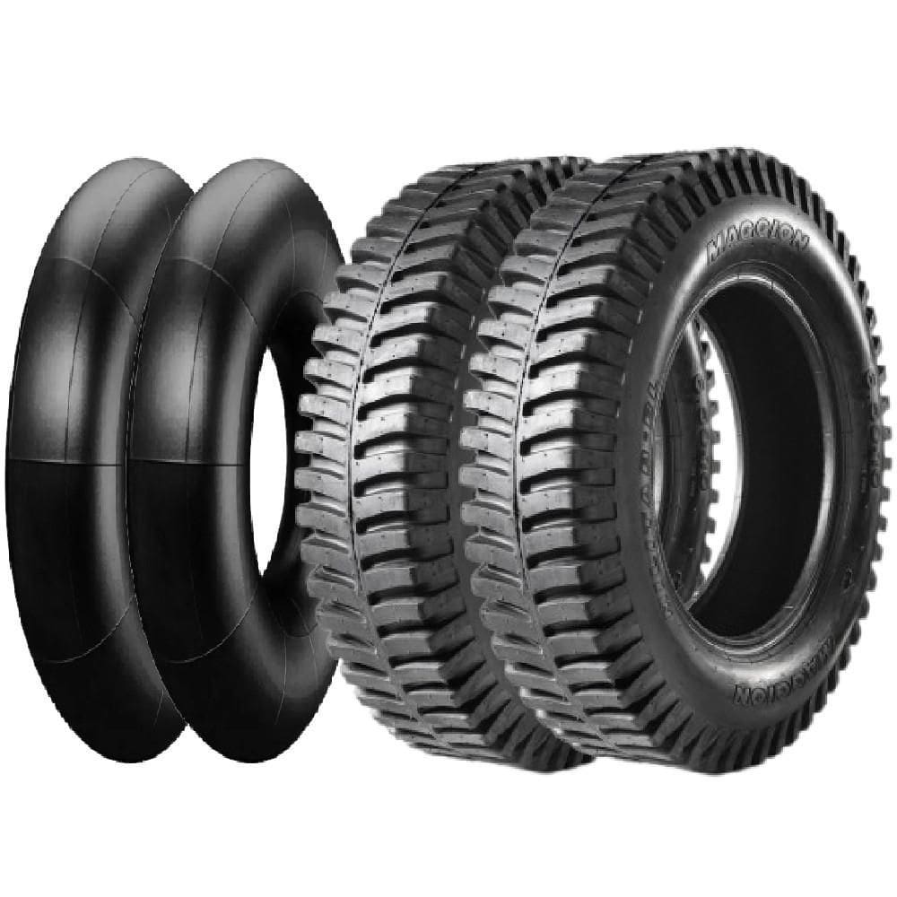 Kit 2 Pneu 650-16 10l Tt Militar Bl Maggion + Camaras