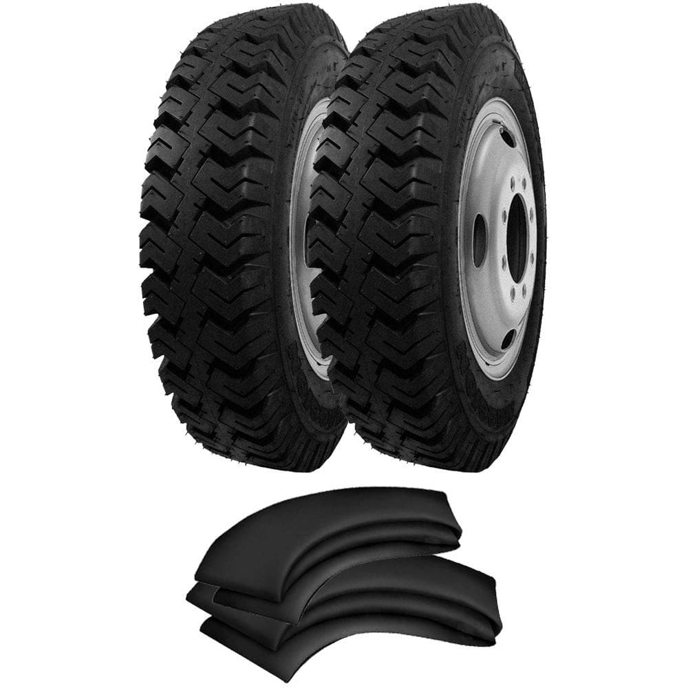 Par Pneu 750-16 12 Lonas Super Traction Maggion + Camaras
