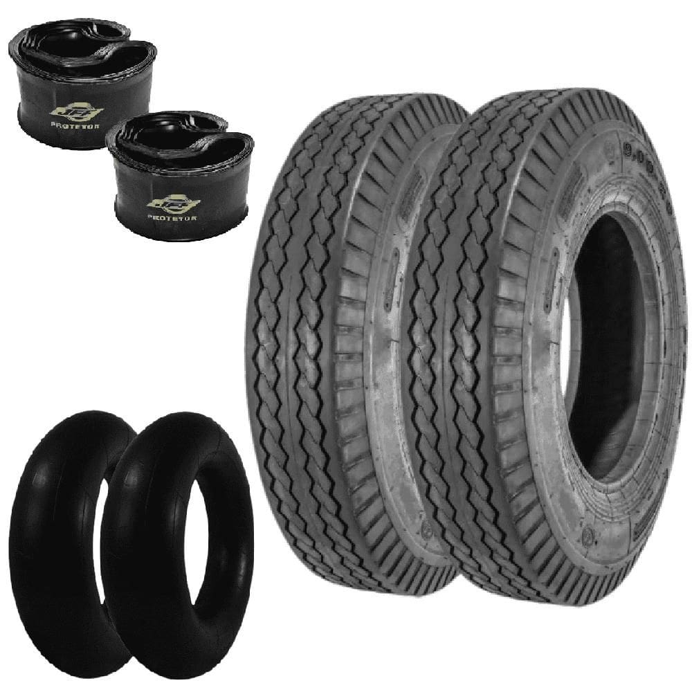 Kit 2 Pneus 900-20 140/137 Anteo At65 Pirelli + Camaras + Protetores