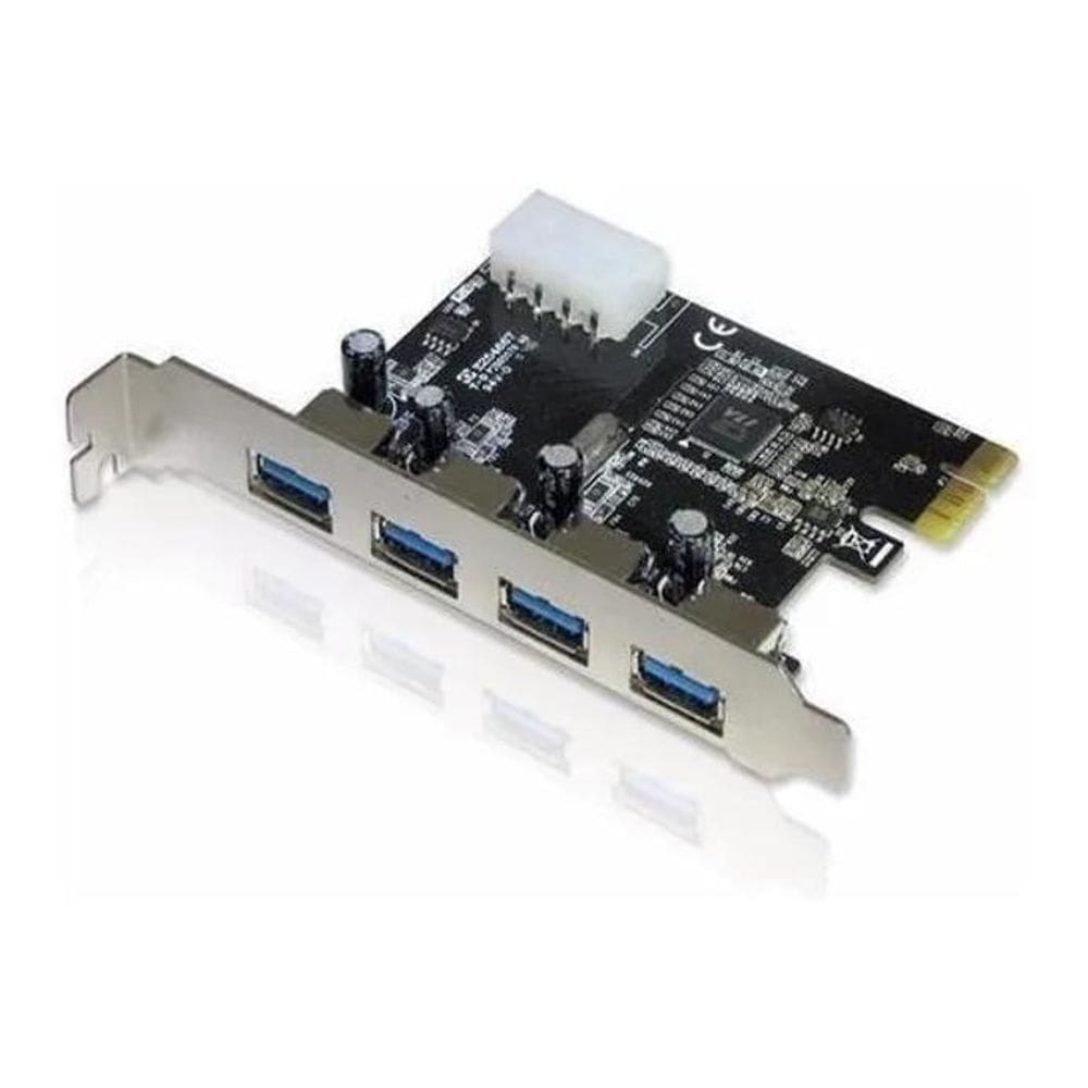 2X Placa Pci-E Usb Com 4 Portas Usb 3.0 5Gbps F3 F-3217 50