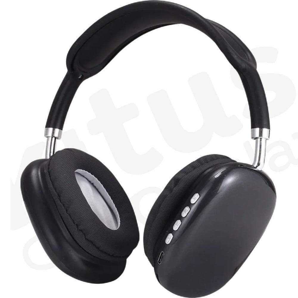 Fone De Ouvido Bluettoth 5.0 Sem Fio Moderno Preto Elegante