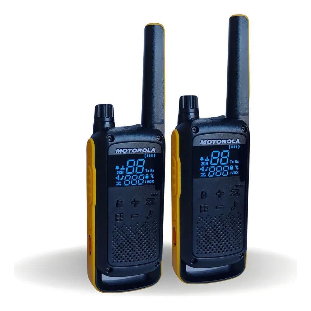 2X Talkabout Motorola T470 Walk Talk Rádio Comunicador Cor A