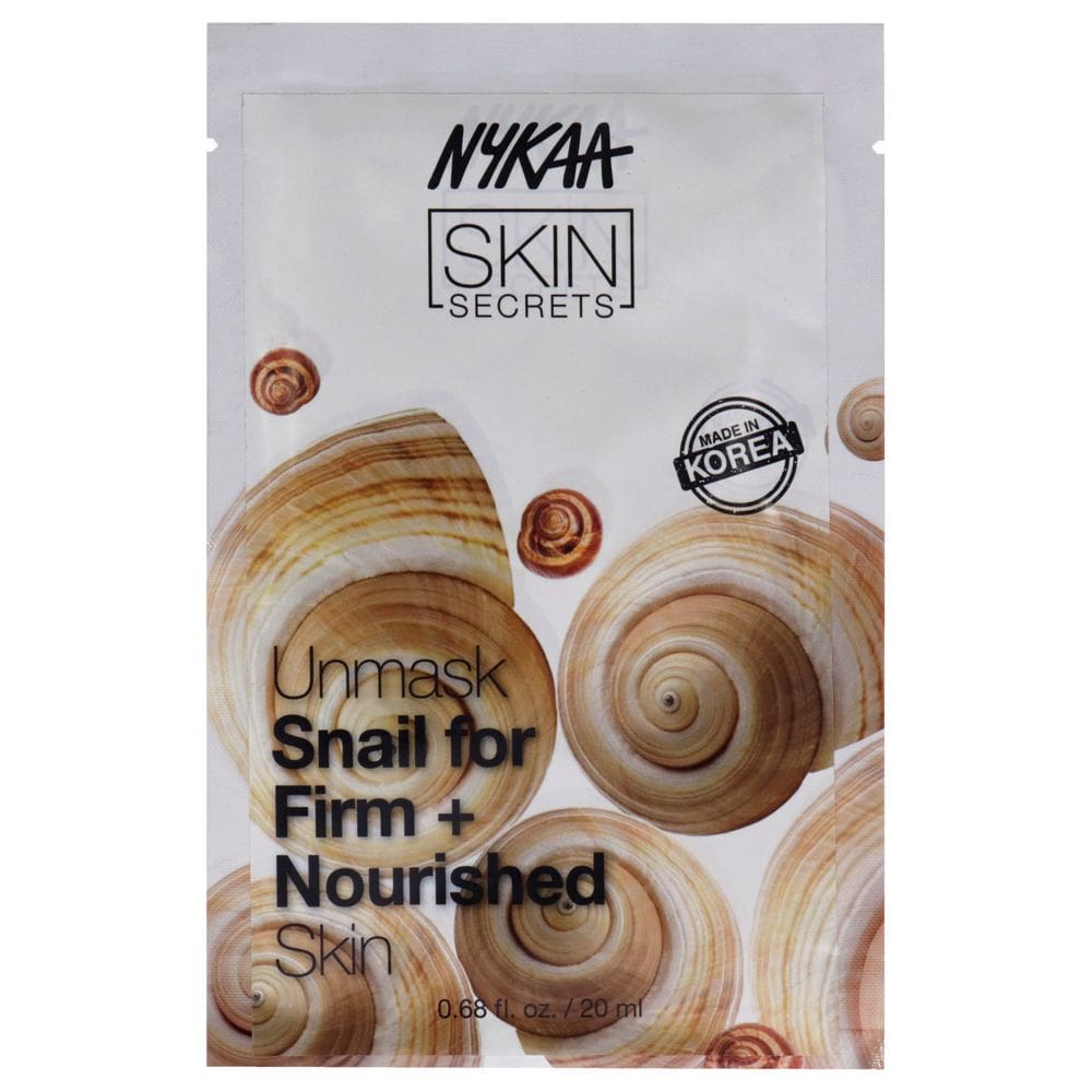 Máscara de lençol Nykaa Naturals Skin Secrets Snail 1 peça feminina