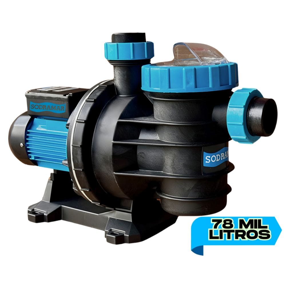 Bomba Sodramar De Piscina Até 78 Mil Litros Bivolt Blindado