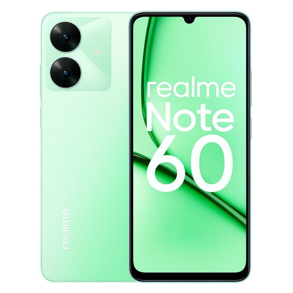 Smartphone Celular Realme Note 60, 128GB, 4GB RAM, Tela 6,78, Câmera 50MP, Bateria 5000mAh, Android 14, Dual SIM, Verde
