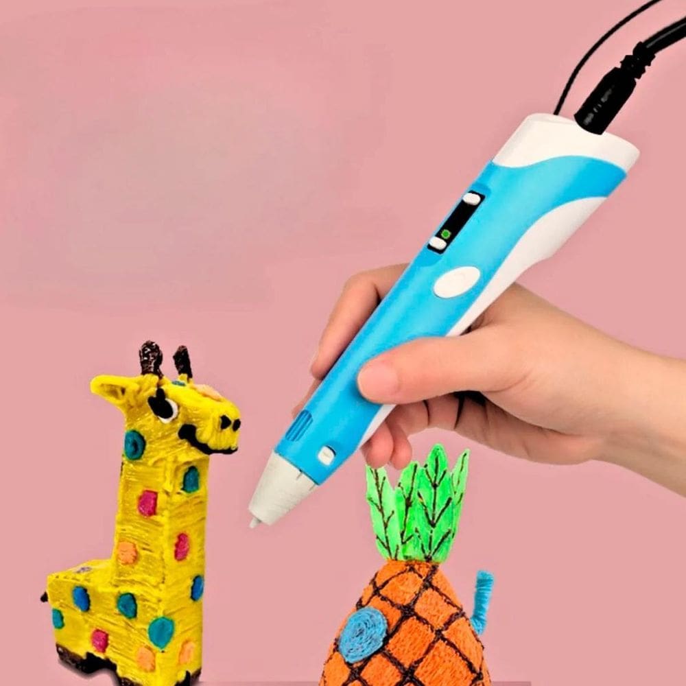 Caneta 3D Desenho Educativo Colorido Criar