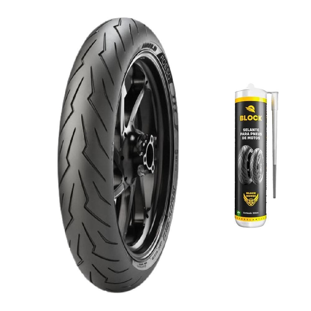 Pneu Cb 300 Fazer 250 Cb 250 110/70r17 54w Tl Diablo Rosso 3 Pirelli + Selante