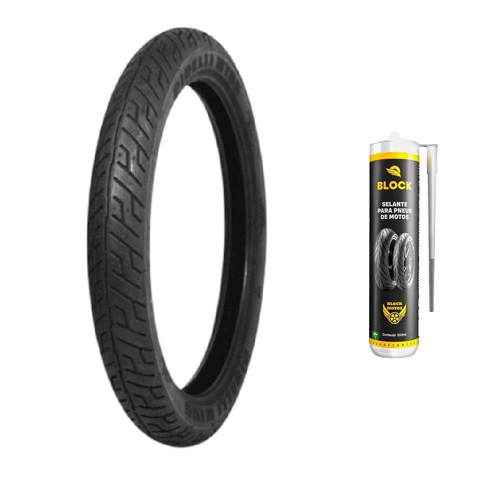 Pneu Cbx Cg Titan Factor 275-18 Tubeless Mt65 Pirelli + Selante