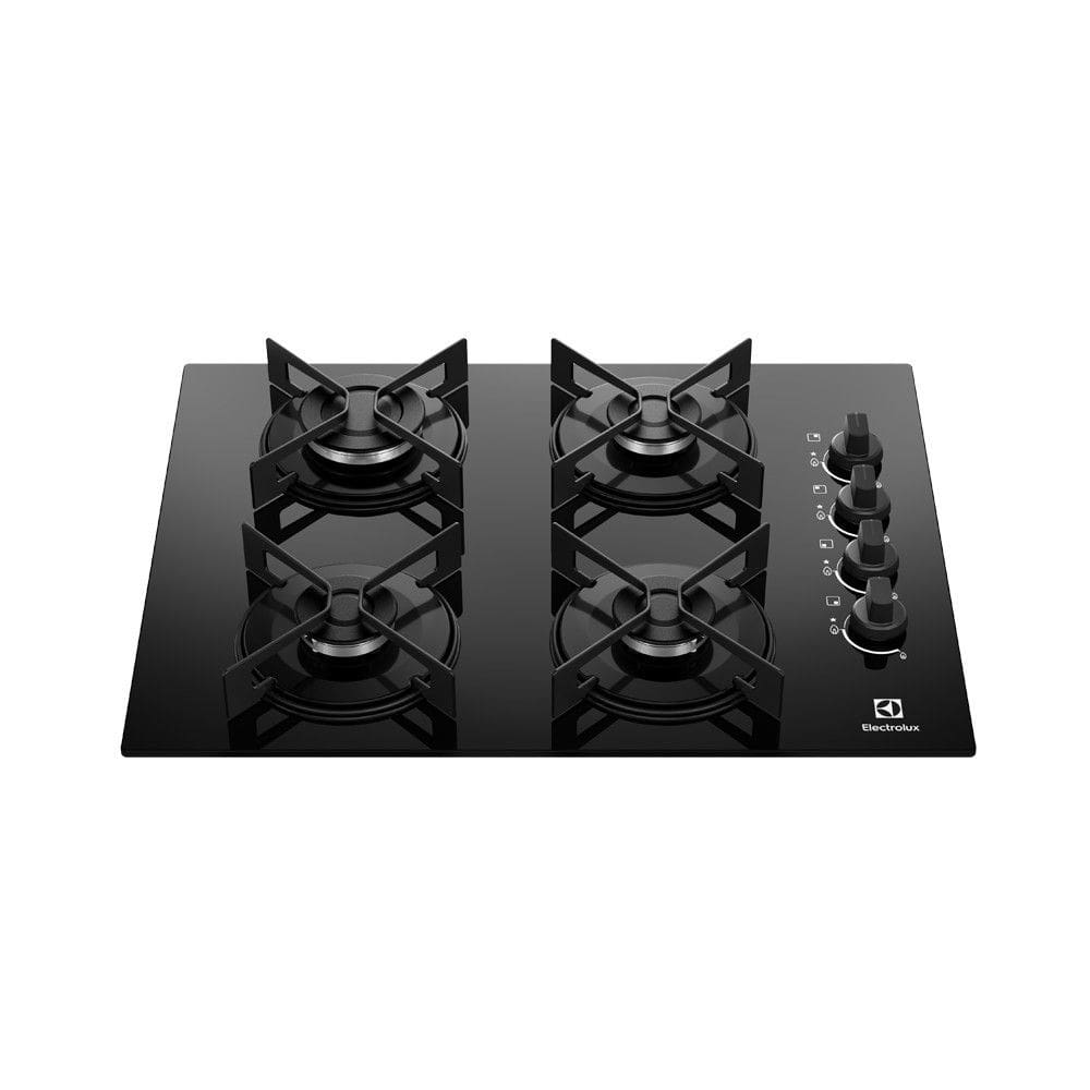 Cooktop 4 Bocas Electrolux KE4GR Mesa de Vidro