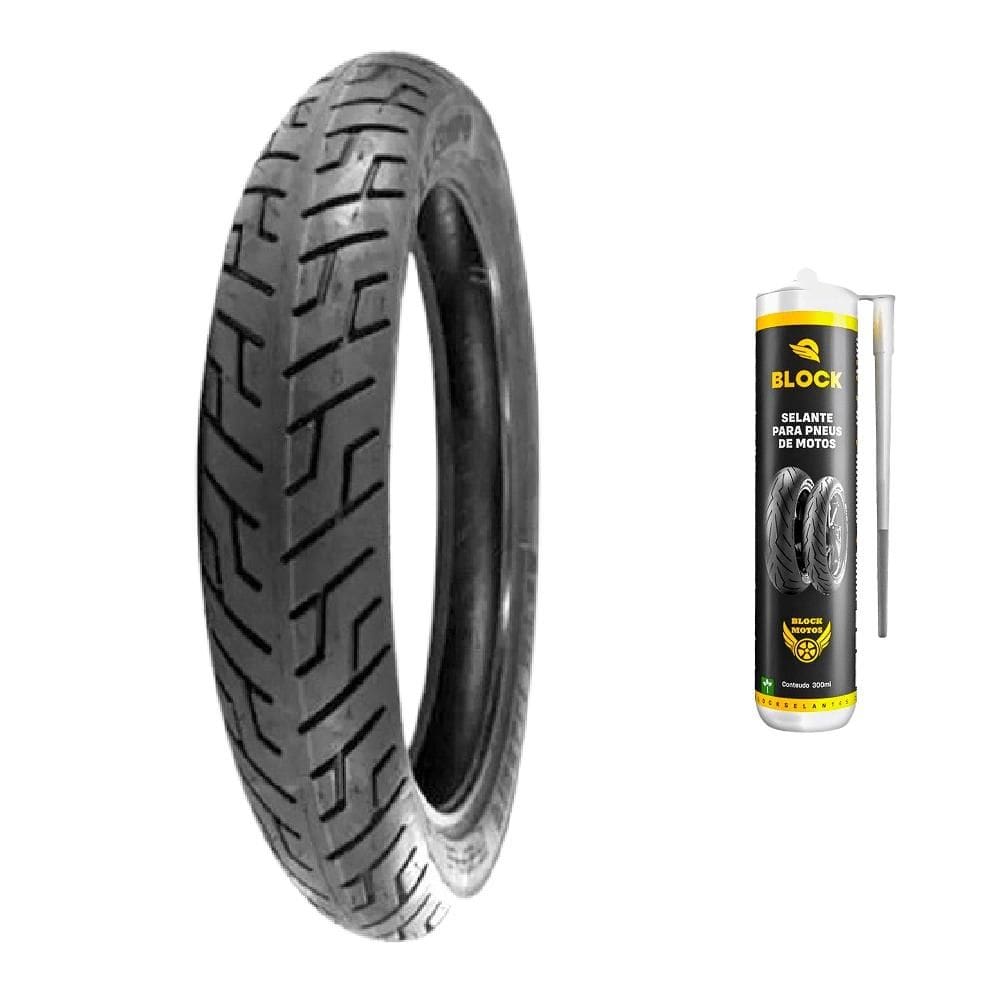 Pneu Cbx 200 Strada Dafra Apache 100/90-18 Mt65 Traseiro Pirelli + Selante