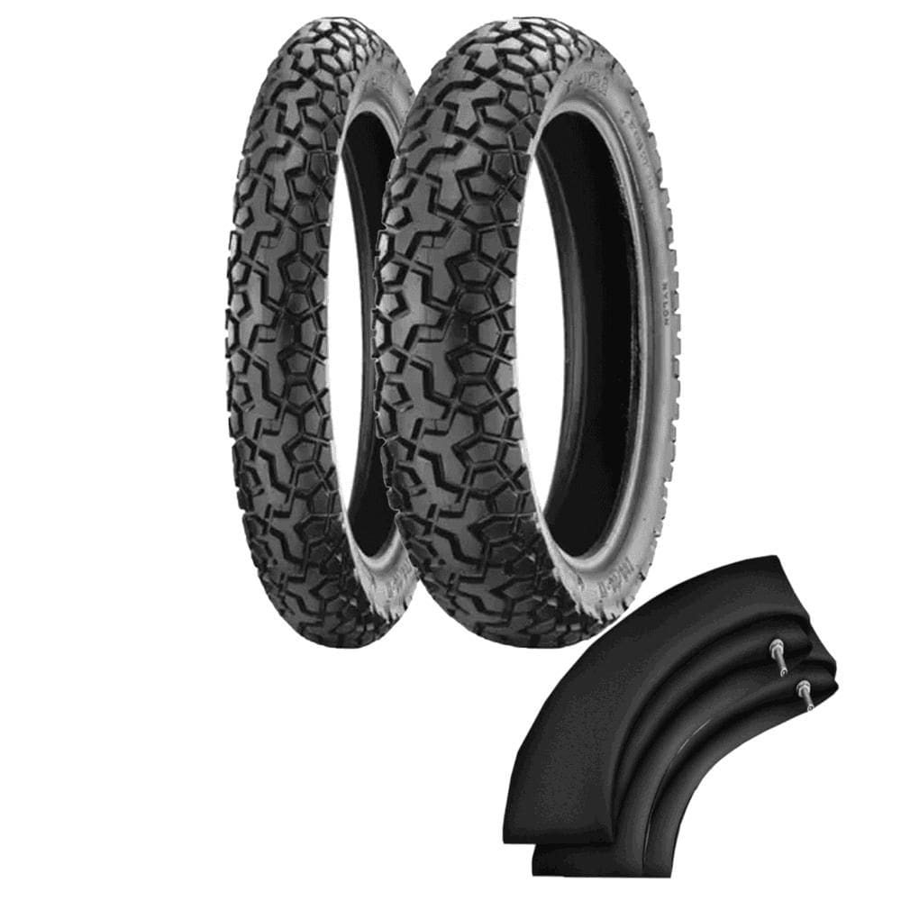 Kit Pneu Xre 300 Xr 250 Tornado Lander 120/80-18 + 90/90-21 K280 Trail On Off Kenda