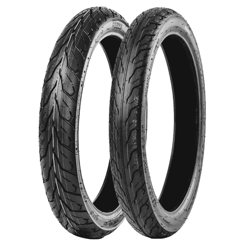 Par Pneus Cg Titan Fan Factor Yes Ybr 80/100-18 + 90/90-18 K677 Thorax Kenda