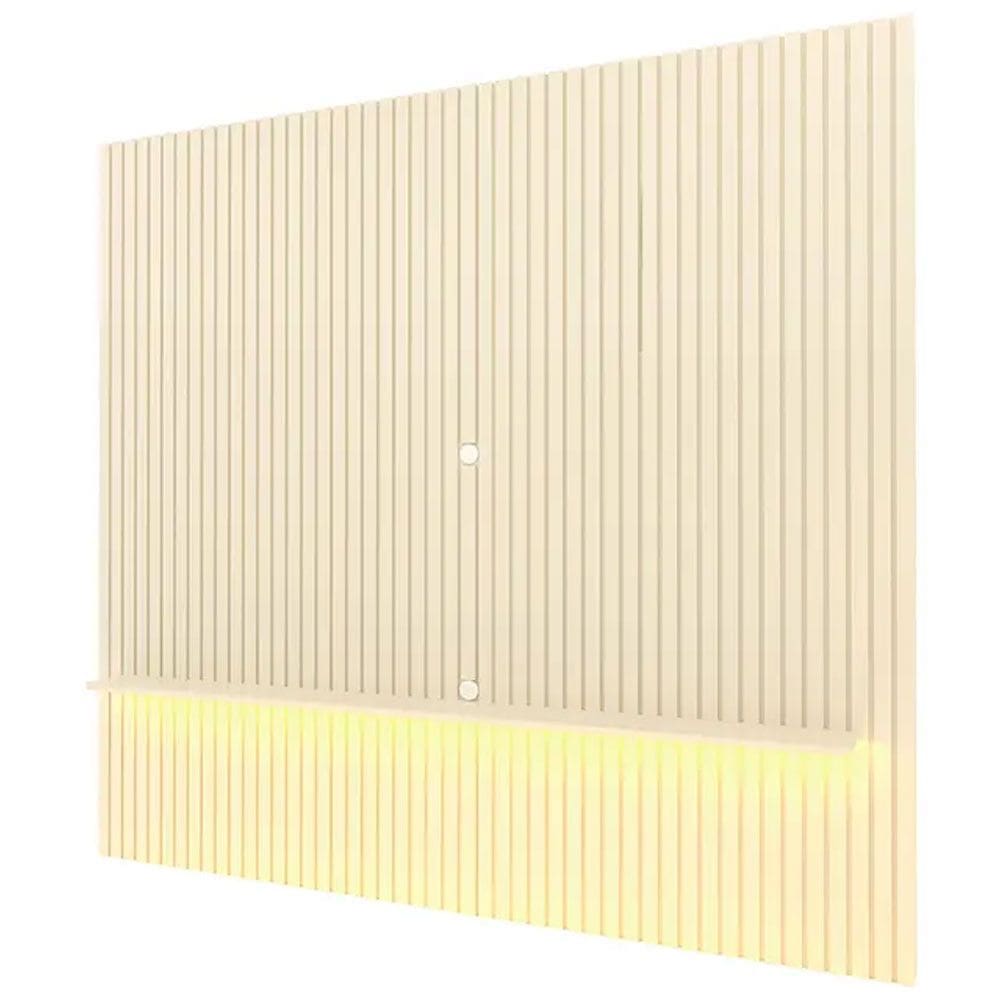 Painel Nobre para TV ate 85 Polegadas com Led e Prateleira Gelius