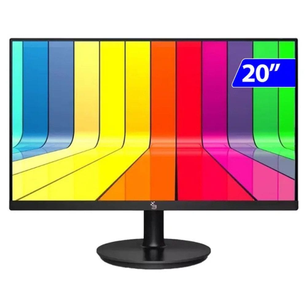 Monitor 20 75HZ HDMI VGA 3Green Vesa