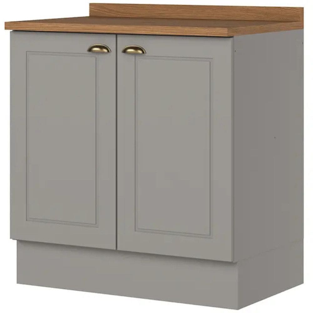 Balcao com Tampo 2 Portas em MDF 80cm Americana Henn