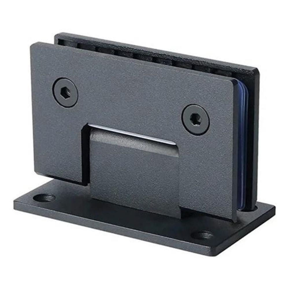 Kit 2 Dobradiças Inox Preta 180º 1012 Porta Box Vid Vid Gv48