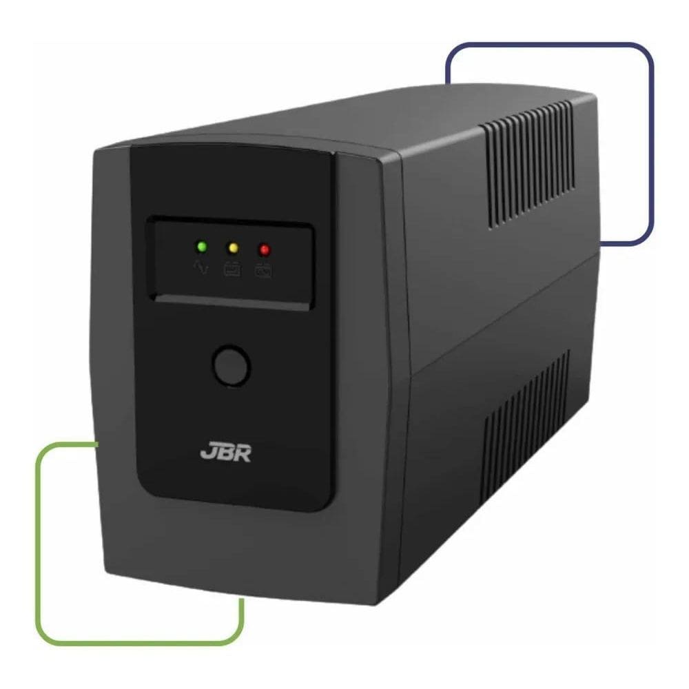 2X Nobreak Jbr Guard 600Va Entrada E Saída De 120V