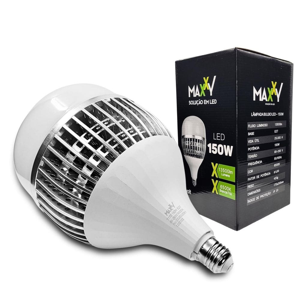Lâmpada Bulbo 150W Frio - Frio 6500K