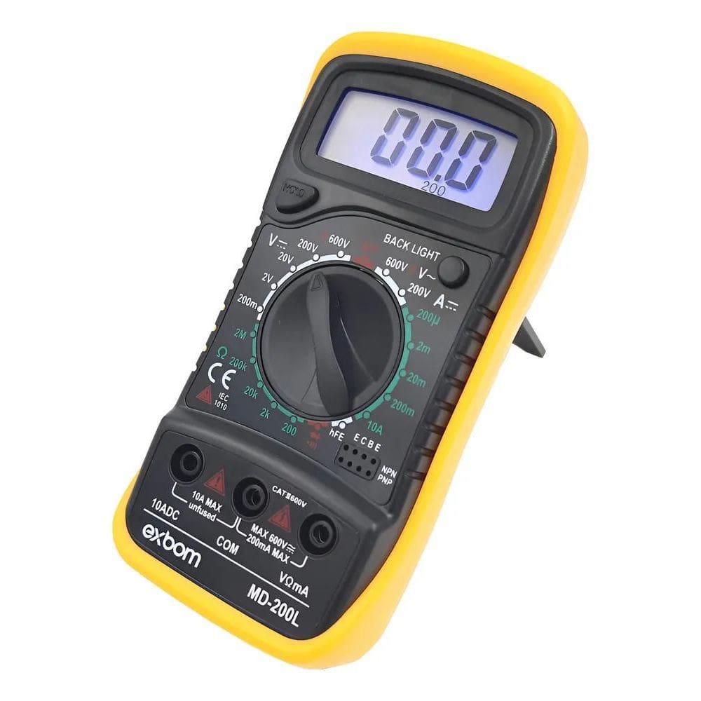 Multímetro Digital Md-200L : Precisão E Seguranç