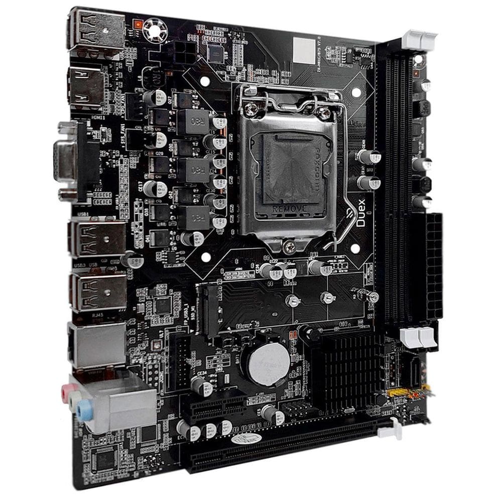 Placa Mãe Duex H61G, Intel 1155, Ddr3, Micro Atx