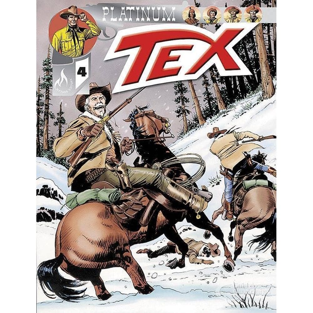 Tex Platinum 4 Em Território Selvagem. Aventura Épica No