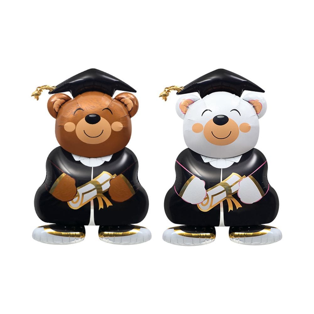Festa de formatura com balão metalizado Giant 4D Standing Bear x2
